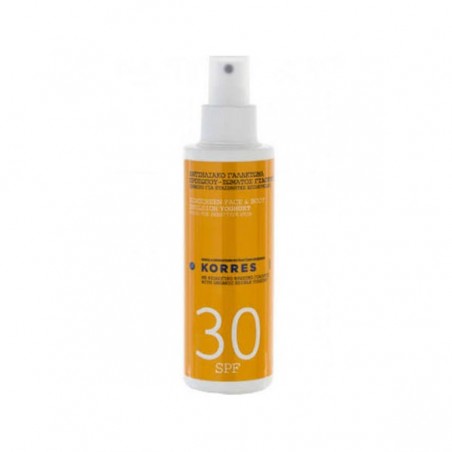 Comprar korres crema solar yogur rostro y cuerpo spf30