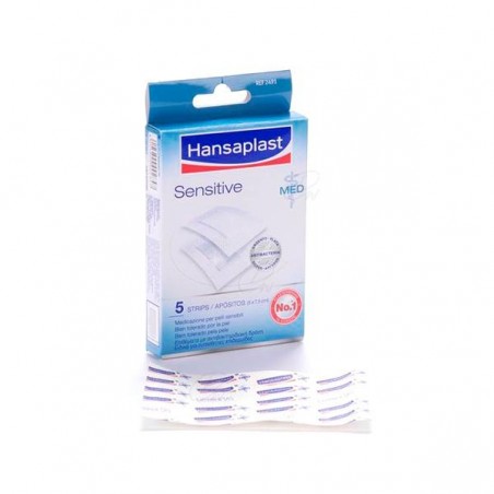 Comprar hansaplast med sensitive aposito 5 x 7,5 cm 5 u