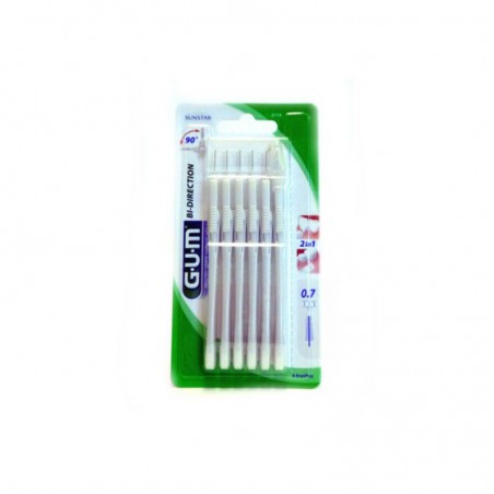 Comprar cepillo interdental gum bidirection ultra 6 uds