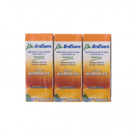 Comprar bioralsuero naranja 3 bricks 200 ml