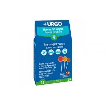 Comprar urgo mareos del viajero 10piruletas.