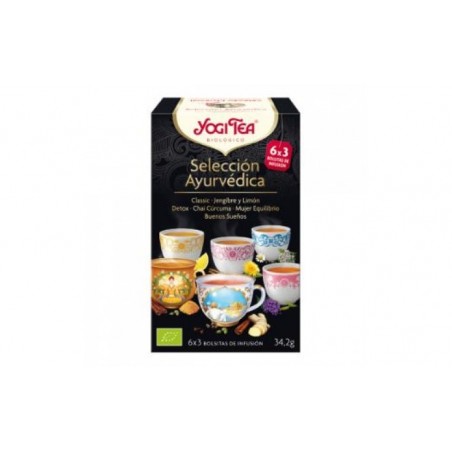 Comprar yogi tea seleccion 6sabores x 3bolsas de infusion.