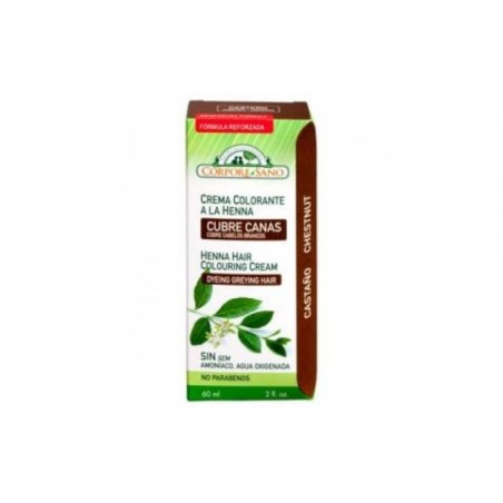 Comprar crema colorante henna castaño 60ml.