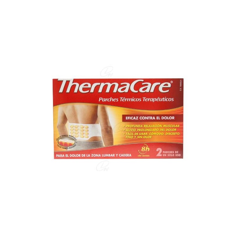 THERMACARE Parches Térmicos Zona Lumbar y Cadera 4 Uds