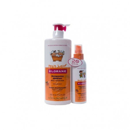 Comprar klorane niño pack champú + spray desenredante