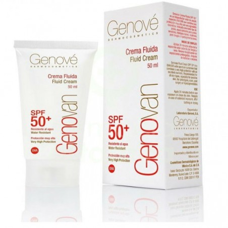 Comprar genovan spf 50+ crema fluida 50 ml