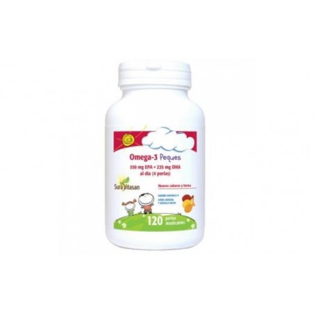 Comprar omega 3 peques sabor naranja/limon/grose 120perlas.