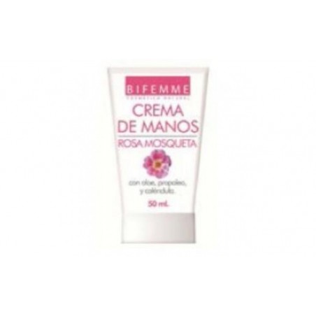 Comprar crema de manos con rosa, aloe y calendula 50ml.