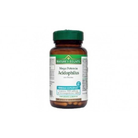 Comprar mega potencia acidophilus con pectina 100cap.