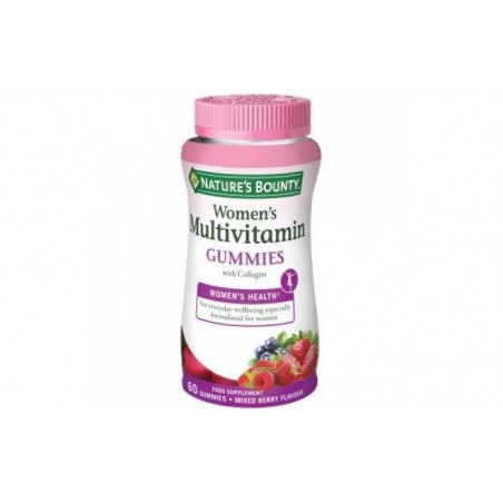 Comprar gummies multivitaminico mujer con colageno 60gom.