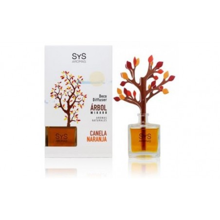 Comprar ambientador sys difusor arbol canela-naranja 90ml.