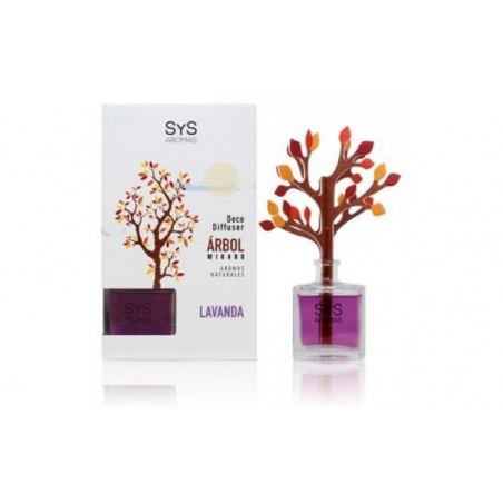 Comprar ambientador sys difusor arbol lavanda 90ml.