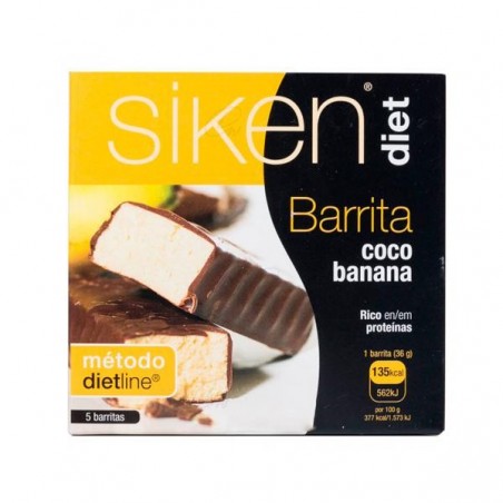 Comprar siken diet barrita coco banana 5 u 36 g