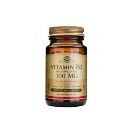 Comprar vitamina b2 100mg.(riboflavina) 100cap.veg.