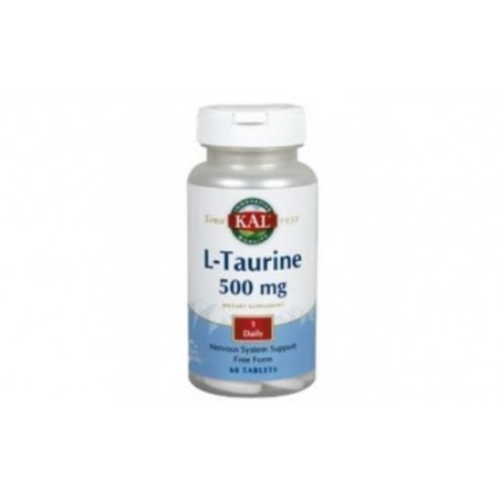 Comprar l-taurina 500mg. 60cap. kal