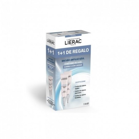 Comprar lierac duo diopticerne fluido corrección ojeras 2 x 15 ml