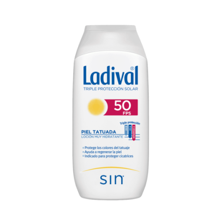 Comprar ladival loción piel tatuada spf 50 200 ml