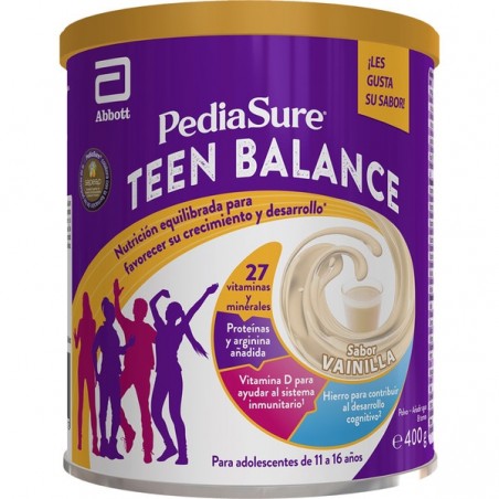 Comprar pediasure teen balance sabor vainilla 400g