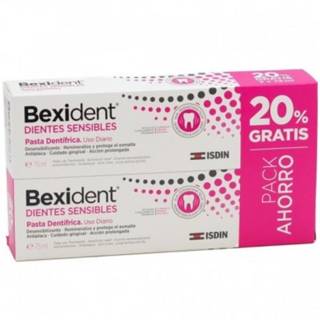 Comprar bexident dientes sensibles pack 2x75 ml