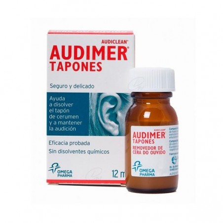 Comprar audimer audiclean tapones solucion 12 ml