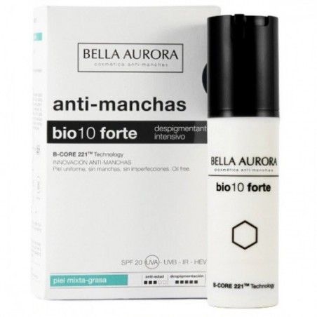 Comprar Bella Aurora Bio 10 Fluido anti-manchas Despigmentante Pieles Secas 30 ml