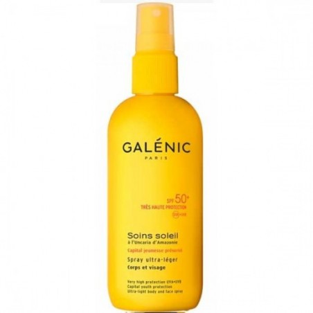 Comprar Galénic Soins Soleil Spray Ultra Ligero Cuerpo y Rostro SPF50 125 ml