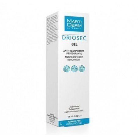 Comprar martiderm desodorante driosec gel manos y pies 75 ml