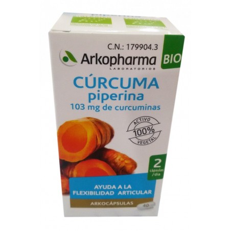 Comprar arkocaps cúrcuma piperina 40 caps