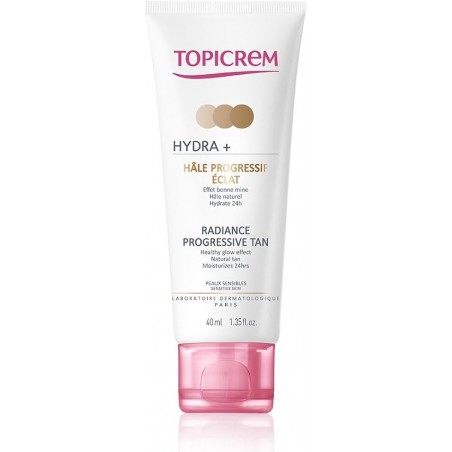 Comprar topicrem hydra+ bronceado progresivo facial 40 ml