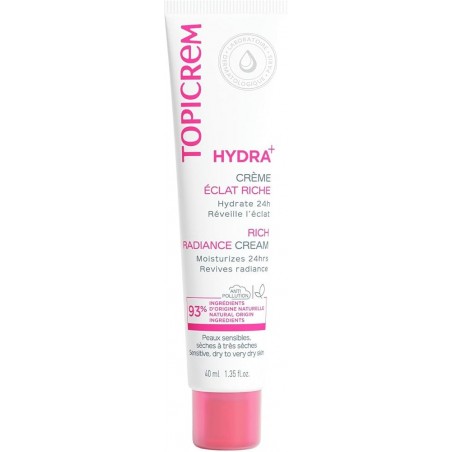 Comprar topicrem hidra+ crema hidrante iluminadora rica 40 ml