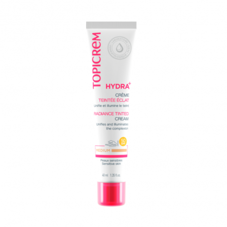 Comprar topicrem hydra+ crema tintada color medio spf50 40 ml