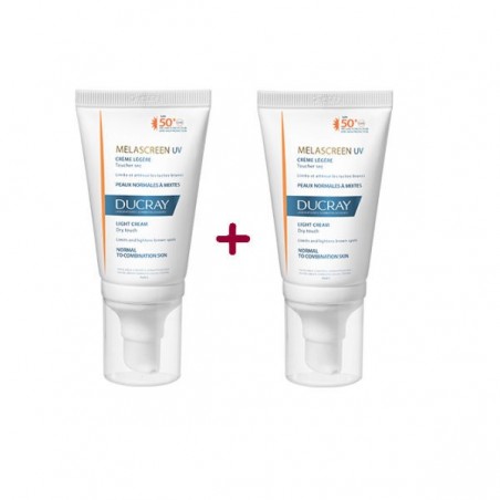 Comprar melascreen duplo crema ligera spf50 tacto seco 2x40 ml